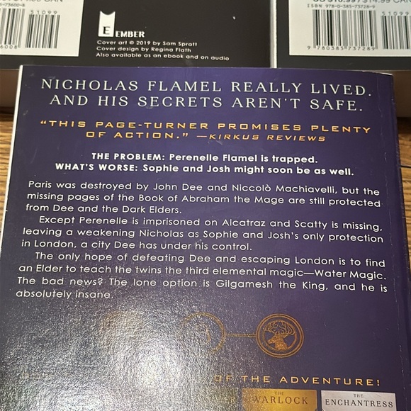 The Secrets of the Immortal Nicholas Flamel by Michael Scott, Books 1-3 - Picture 7 of 7